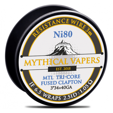 Mythical Vapers - Tri-Core Fused Clapton MTL (3*34+40GA)