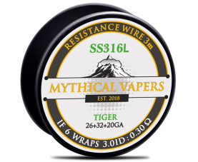 Mythical Vapers - Tiger SS316 (26+32+20ga) 3m 