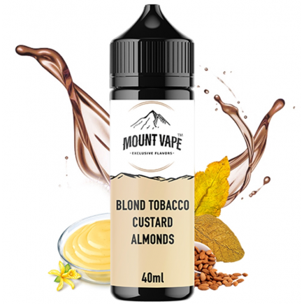 Mount Vape - Blond Tobacco Custard Almonds SnV 40/120ml
