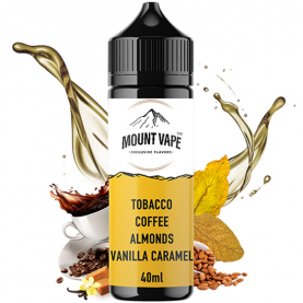 Mount Vape - Tobacco Coffee Almonds Vanilla Caramel  SnV 40/120ml