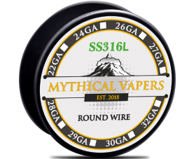 Mythical Vapers - Wire SS316L 26ga (0.40mm) 10m