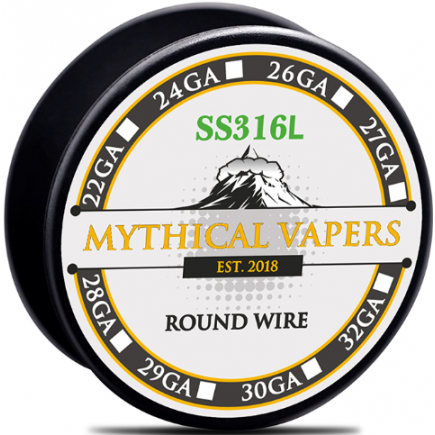 Mythical Vapers - Wire SS316L 26ga (0.40mm) 10m