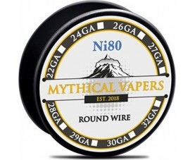 Mythical Vapers Wire Ni80 24GA (0.51 mm) 10m