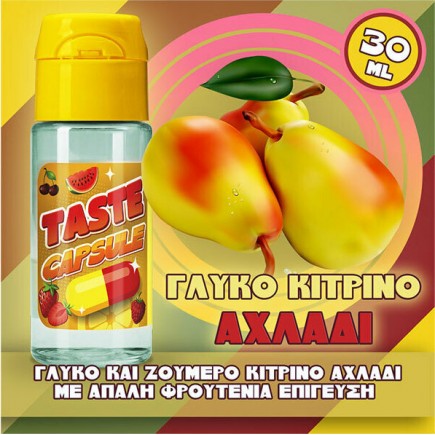 Taste Capsule - Γλυκό Κίτρινο Αχλάδι SnV 15/30ml