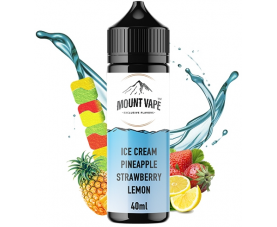 Mount Vape - Ice Cream Pineapple Strawberry Lemon SnV 40/120ml