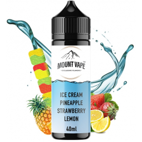 Mount Vape - Ice Cream Pineapple Strawberry Lemon SnV 40/120ml