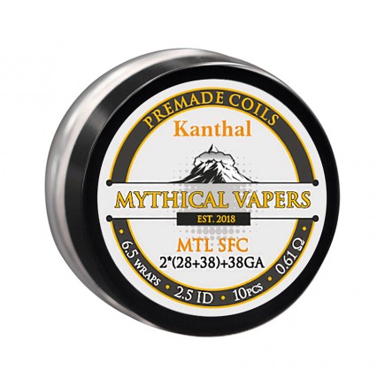 Mythical Vapers - MTL Staggered Fused Clapton Ka1 Coils