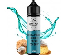 Mount Vape - Vanilla Pudding Biscuits Cream Coconut SnV 12ml/60ml