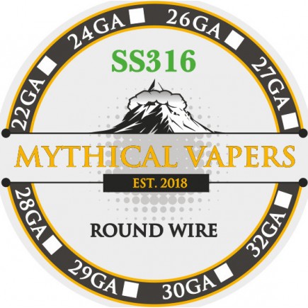 Mythical Vapers - Wire SS316L 24ga (0.51mm) 10m
