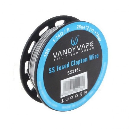  Vandy Vape - Fused Clapton Wire SS 28ga*2+30ga