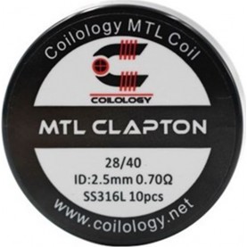 Coilology - Mtl Clapton Coil SS316L 0.7ohm 10pcs