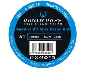 Vandy Vape - Ka1 Superfine Mtl Fused Clapton Wire 30ga*2+38ga