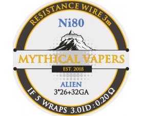 Mythical Vapers - Alien Wire Ni80 3*26ga+32ga 3m