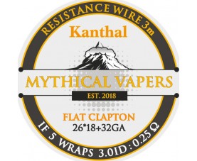 Mythical Vapers - Wire Flat Clapton Kanthal A1 3m