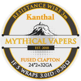 Mythical Vapers - Wire Fused Clapton Kanthal A1 3m