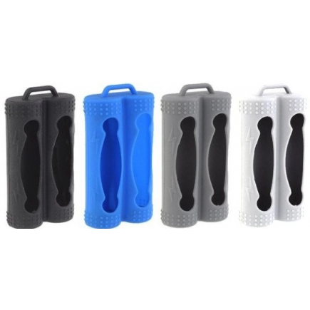 Silicone Case for 2 Batteries 18650