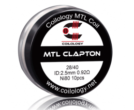 Coilology - Mtl Clapton Coils Ni80 0.92ohm 10pcs