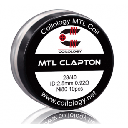 Coilology - Mtl Clapton Coils Ni80 0.92ohm 10pcs