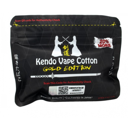 Kendo Vape Cotton – Gold Edition