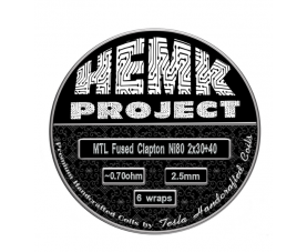 Tesla - Hemk Project Fused Clapton Mtl Coil Ni80 0.7/0.75ohm
