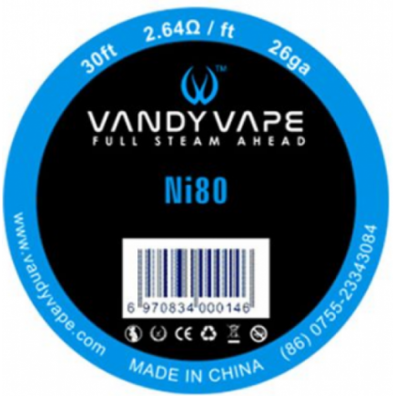 Vandy Vape - Pure Nickel Ni80 26awg 10m