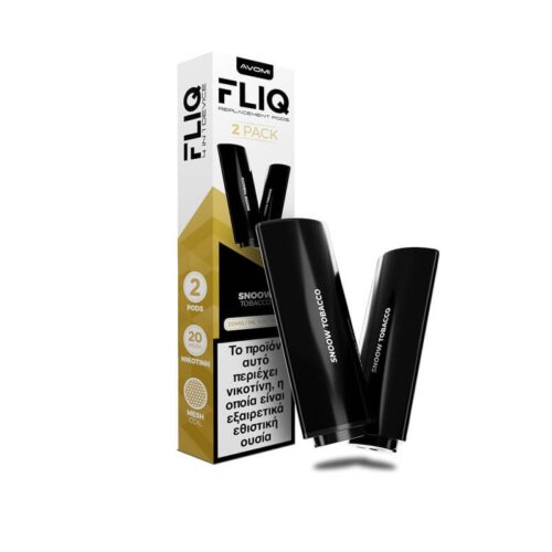 AVOMI FLIQ - Snoow Tobacco Προγεμ. Δεξαμενές 2ml 20mg (2pcs)