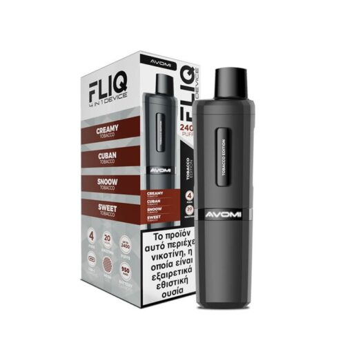 AVOMI FLIQ - Tobacco Edition 4x2ml 950mah 20mg