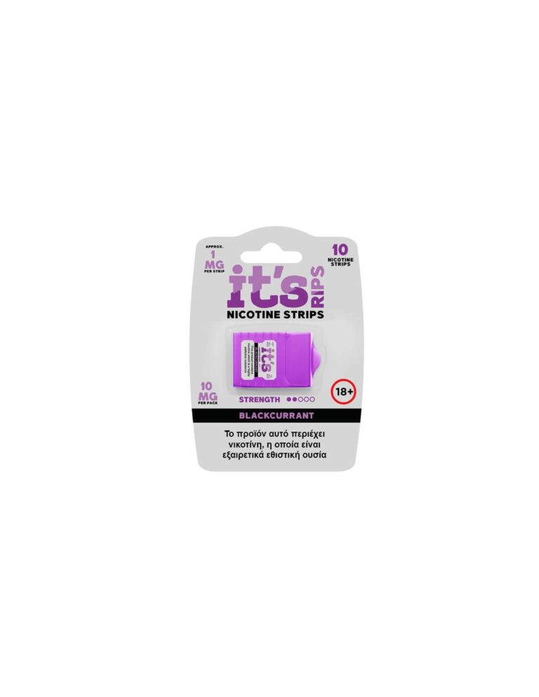 IT`S RIPS - Blackcurrant Nicotine Strips 1mg