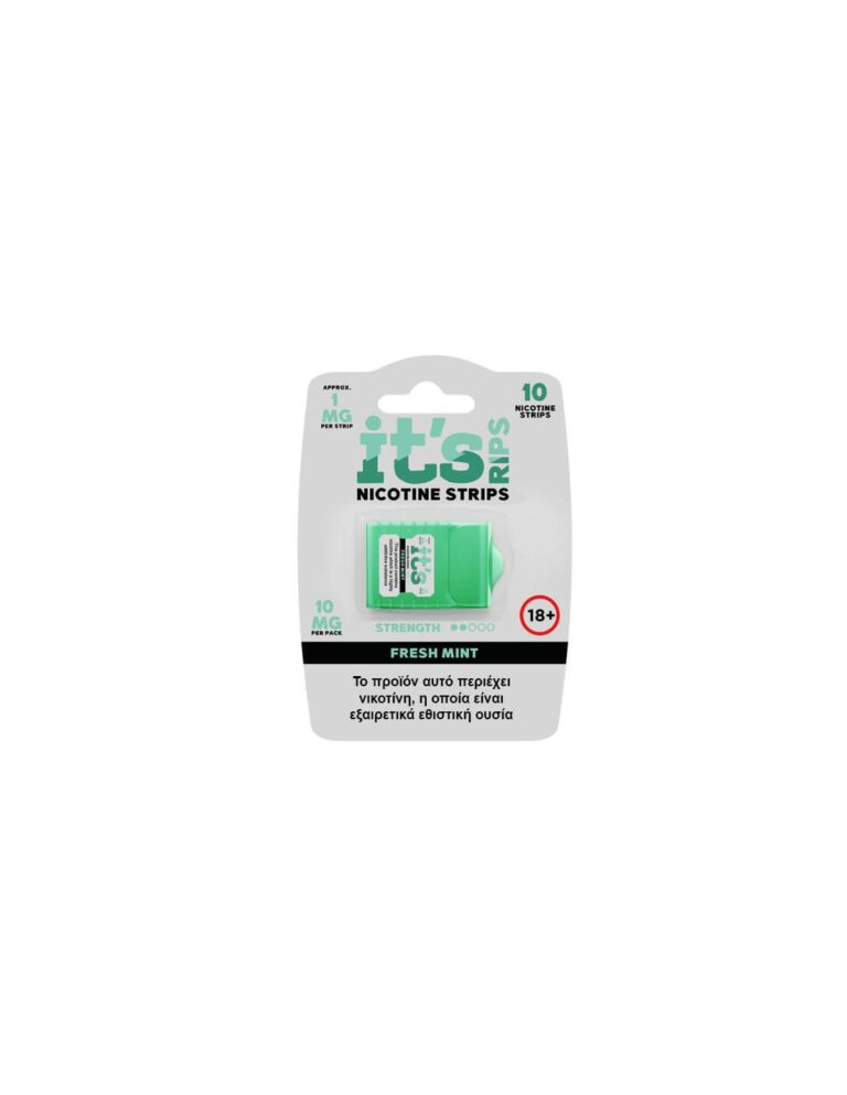 IT`S RIPS - Fresh Mint Nicotine Strips 1mg