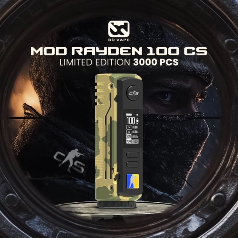 BD Vape - Rayden Mod CS V2.0 Limited Edition 100w